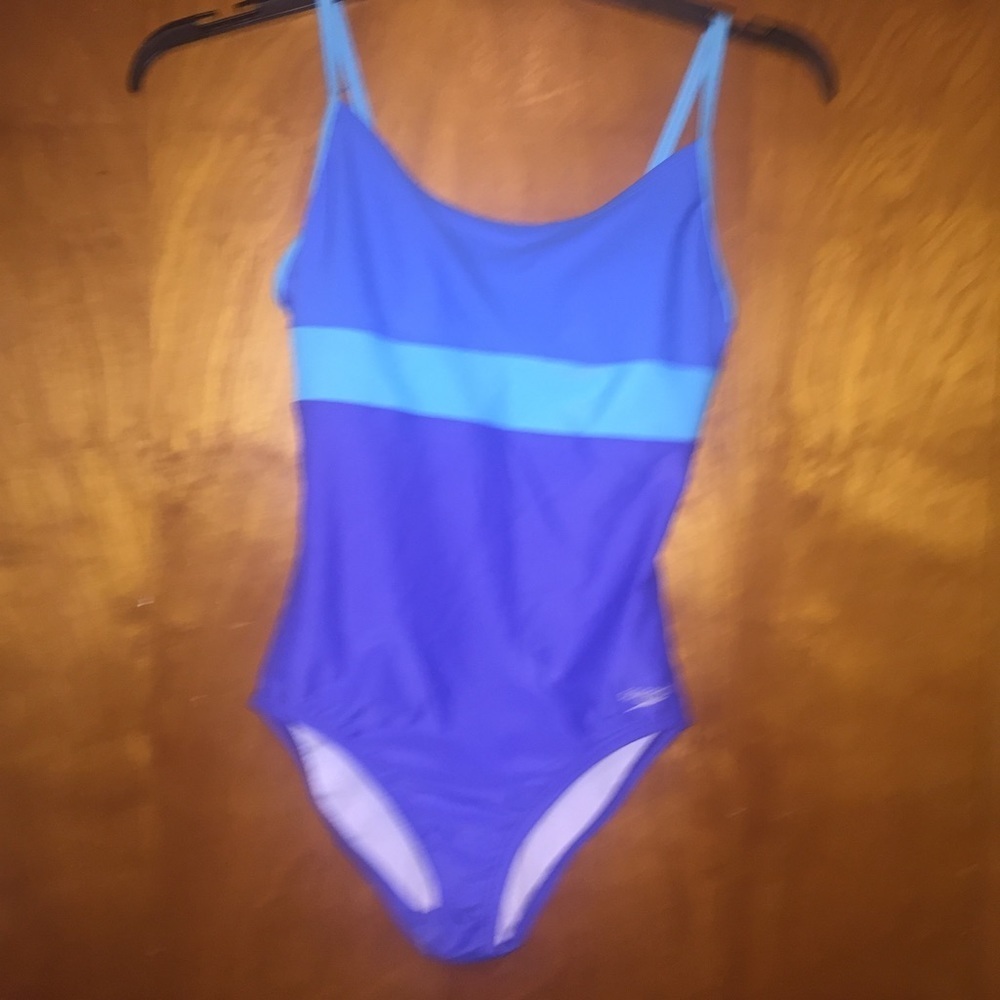 𝅺Speedo blue/teal one piece swimsuit bathing size 6